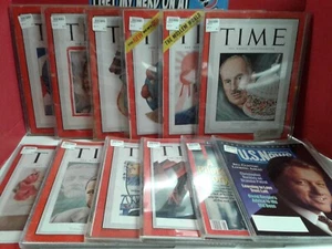 Vintage Time Magazine Lot Of 12 - Imagen 1 de 5