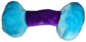 Dumb Bell, Quality Plush Squeaker Dog Toy, Plush Light Weight Work Out! NWT - Picture 1 of 1