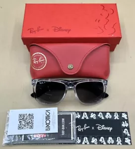 RAY-BAN X DISNEY MICKEY SUNGLASSES A21 TRANSPARENT FRAME (MVP028674) - Picture 1 of 9