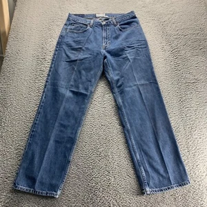 Vintage Old Navy Jeans Mens 34x30 Blue Medium Wash Cotton Baggy Fit Denim - Picture 1 of 9