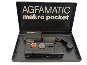 AGFAMATIC Makro Pocket 6008 Kamera Vintage Filmfotografie Set Schwarz in Box - Bild 1 von 9
