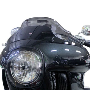 Klock Werks 9" Dark Smoke Flare Windshield Harley FXRP Style Fairings FXR Dyna - Bild 1 von 2