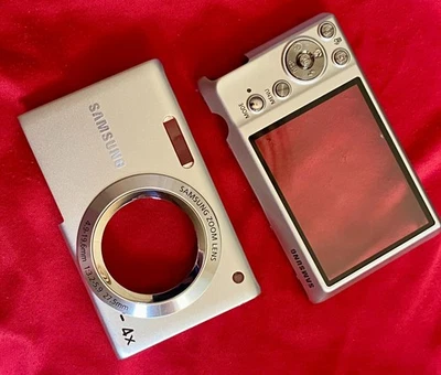 Body Covers For Samsung TL105 Digital Camera (Silver)  - Repair Parts - Image 1 of 4