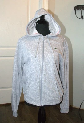 Sudadera con capucha y cremallera completa para mujer Lacoste talla 36 Foto 1 de 4