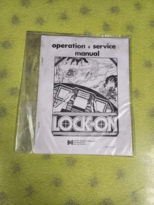 original Lock On Data East Arcade Video Game manual - Picture 1 of 2
