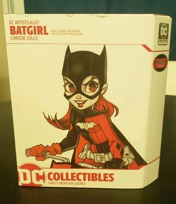 Boneco DC Collectibles Artists Alley Chrissie Zullo Batgirl variante Harley Quinn - Imagem 1 de 4
