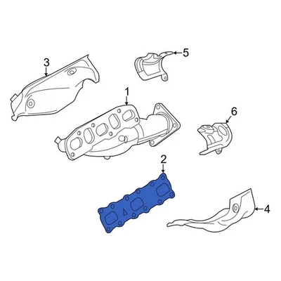 For Infiniti G35 2007-2008 Infiniti Exhaust Manifold Gasket Foto 1 de 4