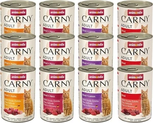 animonda Carny Adult Herzhafte Variation (12 x 400 g), Katzennassfutter für ausg - Bild 1 von 4