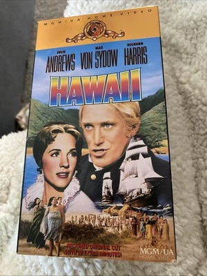 (TS) Hawaii VHS Tape Set 1990 MGM Julie Andrews Parts 1 & 2 - Pre-Owned - Image 1 of 4