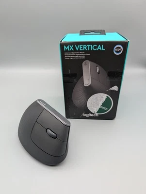 Logitech MX Vertical Kabellose Ergonomisch Maus - Graphit - TEILDEFEKT! - Bild 1 von 4