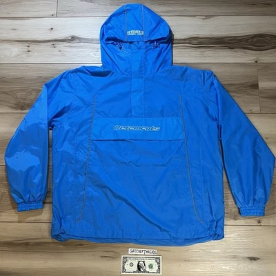 Pullover cortavientos Vetements SS18 azul anorak para hombre pequeño de gran tamaño reflectante Foto 1 de 4