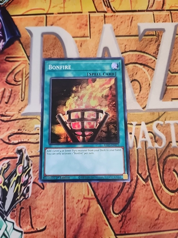 Bonfire RA03-EN073 súper raro primera edición casi nuevo Yugioh  Foto 1 de 1