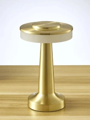 Lámpara de Mesa LED Retro Bar Lámpara de Mesa de Centro Sensor Táctil Recargable Inalámbrico Ni Foto 1 de 4