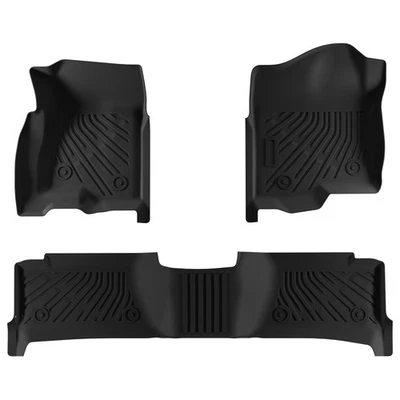For 1999-04 Chevrolet Silverado 1500 Crew Cab All Weather TPE Floor Mats Liners - Image 1 of 4