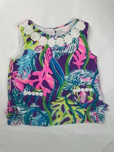Girls Lilly Pulitzer Little Lilly Classic Shift Dress Size 3-6 Months - Picture 1 of 13