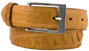 Kids Rodeo Wear Belt Cowboy Leather Buttercup Genuine Crocodile Skin Size 26, 28 - Picture 1 of 2