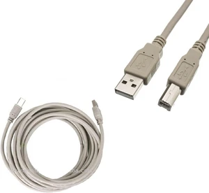 Cable de impresora 25 pies USB 2.0 A macho a B macho cable para HP Epson Canon Dell Brother - Imagen 1 de 7