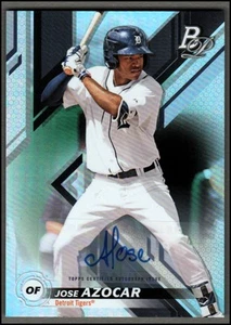 Bowman Platinum Top Prospect 2019 autógrafos #top29 José Azocar automático - casi nuevo-como nuevo - Imagen 1 de 2