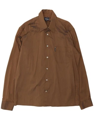 Camisa TRUSSARDI JEANS Hombre XL Marrón Algodón AT01 Foto 1 de 3