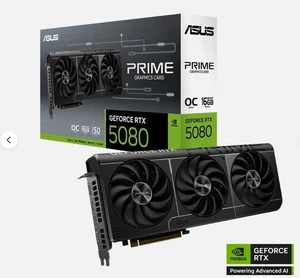 ASUS Prime GeForce RTX 5080 OC, PRIME-RTX5080-O16G, 16GB GDDR7, HDMI, 3x DP - Bild 1 von 4