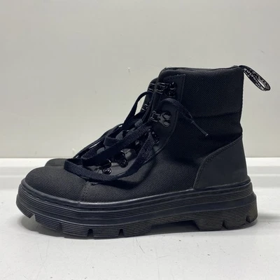 Botas de lona negras para mujer Dr Martens talla 7 Foto 1 de 4