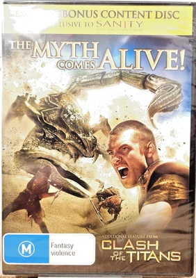 CLASH OF THE TITANS + THE MYTH COMES ALIVE - Sam Worthington - NEW 2 DVDs - Image 1 of 2