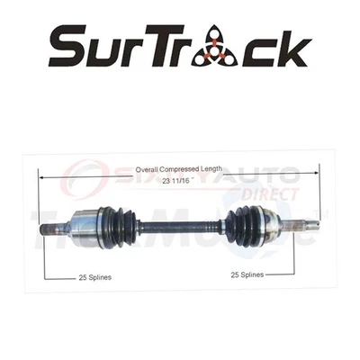 SurTrack CV Axle Shaft for 1984-1988 Mitsubishi Cordia 2.0L L4 - Constant eh Foto 1 de 4