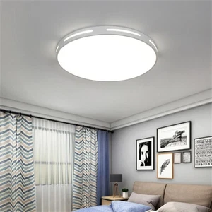 3/5/8/10× Modern Flush Ceiling Light Round Bathroom Kitchen Bedroom Hallwa Light - Picture 1 of 24