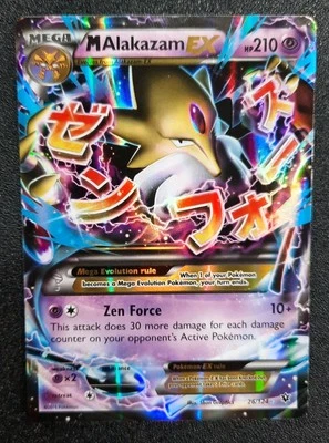 Pokemon TCG Mega Alakazam EX Holo XY Fates Collide English 2016 Near Mint 26/124 - Image 1 of 4
