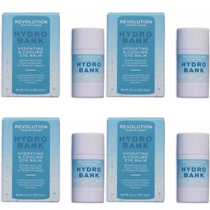 Revolution Hydro Bank Hydrating & Cooling Eye Balm Stick 6g-4 Pack RRP £32 - Picture 1 of 2