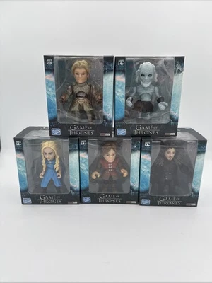 Lote de 5 mini figuras de Juego de Tronos Jon Snow Tyrion White Walker Daenery Jaime Foto 1 de 4