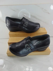 Dansko MARINEBLAU WEICHES LEDER MITTELHOHER ABSATZ PUMPS MIT SCHNALLENRIEMEN EURO GRÖSSE 40 M - Bild 1 von 6