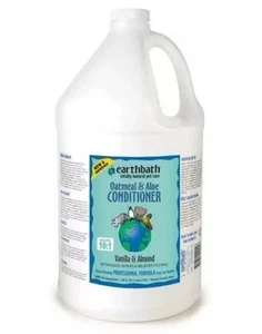 EARTHBATH Dog Conditioner Detangler Oatmeal Aloe Vanilla Almond 1 Gallon - Picture 1 of 4