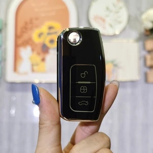 2pcs car key fob cover case for Ford Focus Fiesta EcoSport 3 buttons key case - Picture 1 of 3