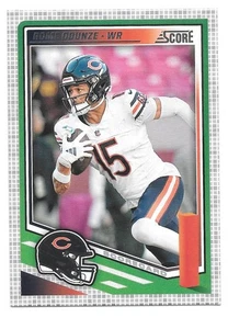 Tarjeta de puntuación de fútbol americano Rome Odunze 2025 - Chicago Bears - #289 - Imagen 1 de 1
