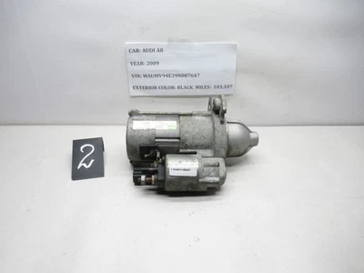 2007-2010 Audi A8 Quattro Starter Motor 079911023D OEM - Image 1 of 4