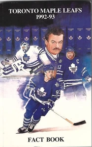 1992/93 TORONTO MAPLE LEAFS FACT BOOK NM/MT !!!! - Picture 1 of 1