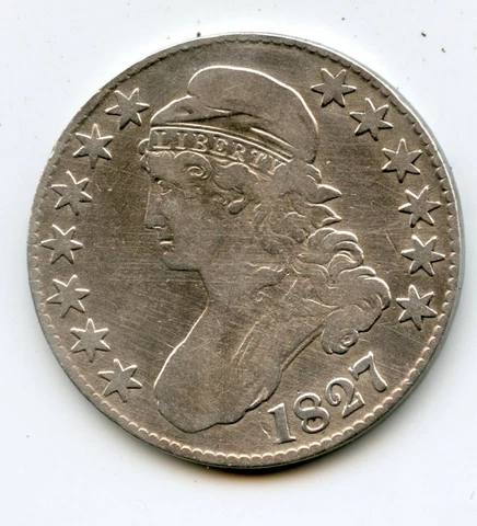 1827-p Capped Bust Half Dollar- (SEE PROMO) Cover