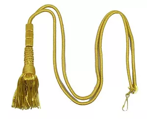 Kordel Goldseil Bischöfe Quaste liturgische Kordel Gürtel für Kreuz, 32 Zoll R1862 - Bild 1 von 1