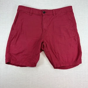 John Varvatos USA Shorts rot Herren 34 Taschen Baumwolle 8" Schrittlänge - Bild 1 von 2