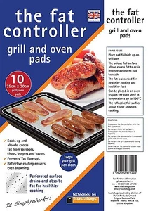 10 CONTROLADORES DE GRASA. ALMOHADILLAS DE COCINA TRAPPER GRASA. PARRILLA Y HORNO. ABSORBE GRASA - Imagen 1 de 6