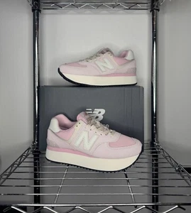 Women's - New Balance 574+ 'Faded Pink' WL574ZAJ - Picture 1 of 6