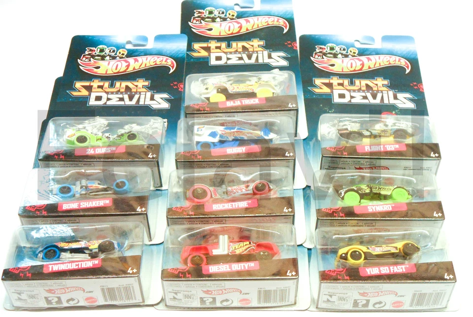 HotWheels Stunt Devils / 10 Modelle Hot Wheels Autos Spielzeug Auto (F57)