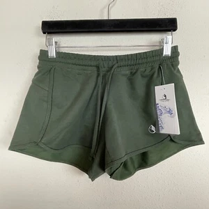 New Icyzone Running Yoga Shorts Women's size S Green - Picture 1 of 6