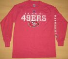 Come Nuovo : NFL San Francisco 49ers Manica Lunga Shirti Tg. L ! Retro Style !