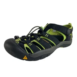 Women's Size 6 Keen Waterproof Sandals Black Green Quicklace - Picture 1 of 7