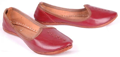 F. BINDIA Hand Stitching Shoes Handmade Leather Slippers Vintage-Leather Soles-6 - Image 1 of 4