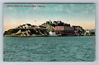 San Francisco Bay CA-California, Alcatraz Island, Antique, Vintage Postcard