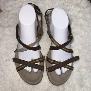 ECCO Sandalen Damen 41 Kawaii Kreuzriemen Sport Espresso Dark Clay Fanta " - Bild 1 von 5