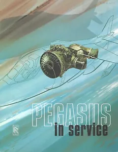 Brochure - Rolls-Royce - Pegasus in Service Harrier Engine V/STOL - 1972 (B769) - Bild 1 von 1